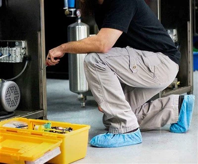 Capas para sapatos para trabalhadores da construção civil